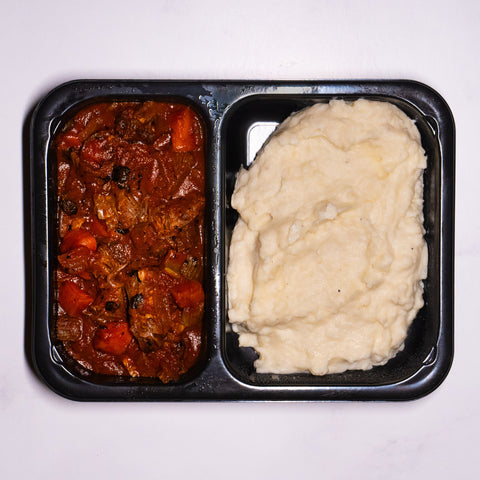 Short Rib Stew with Mashed Potatoes