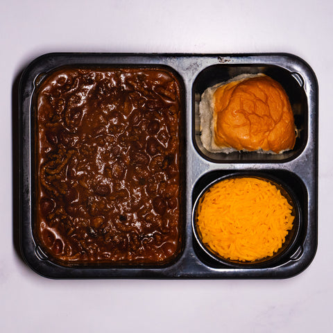 Tex-Mex Beef with Pork Chili Beans and Corn Bread