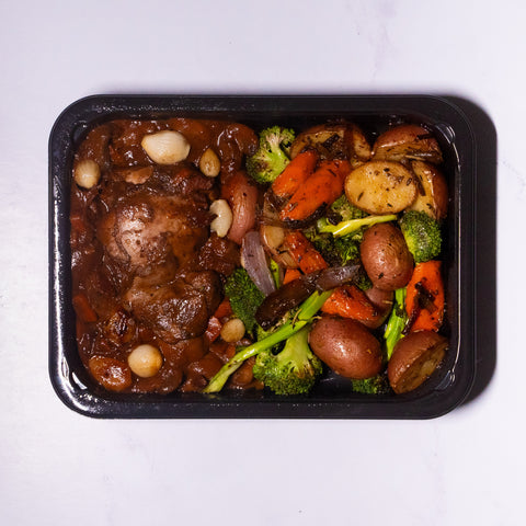 Cog Au Van with Roasted Vegetables